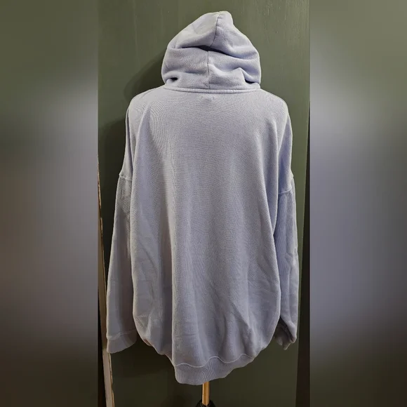 Aerie Light Blue Hoodie - Picture 4 of 6